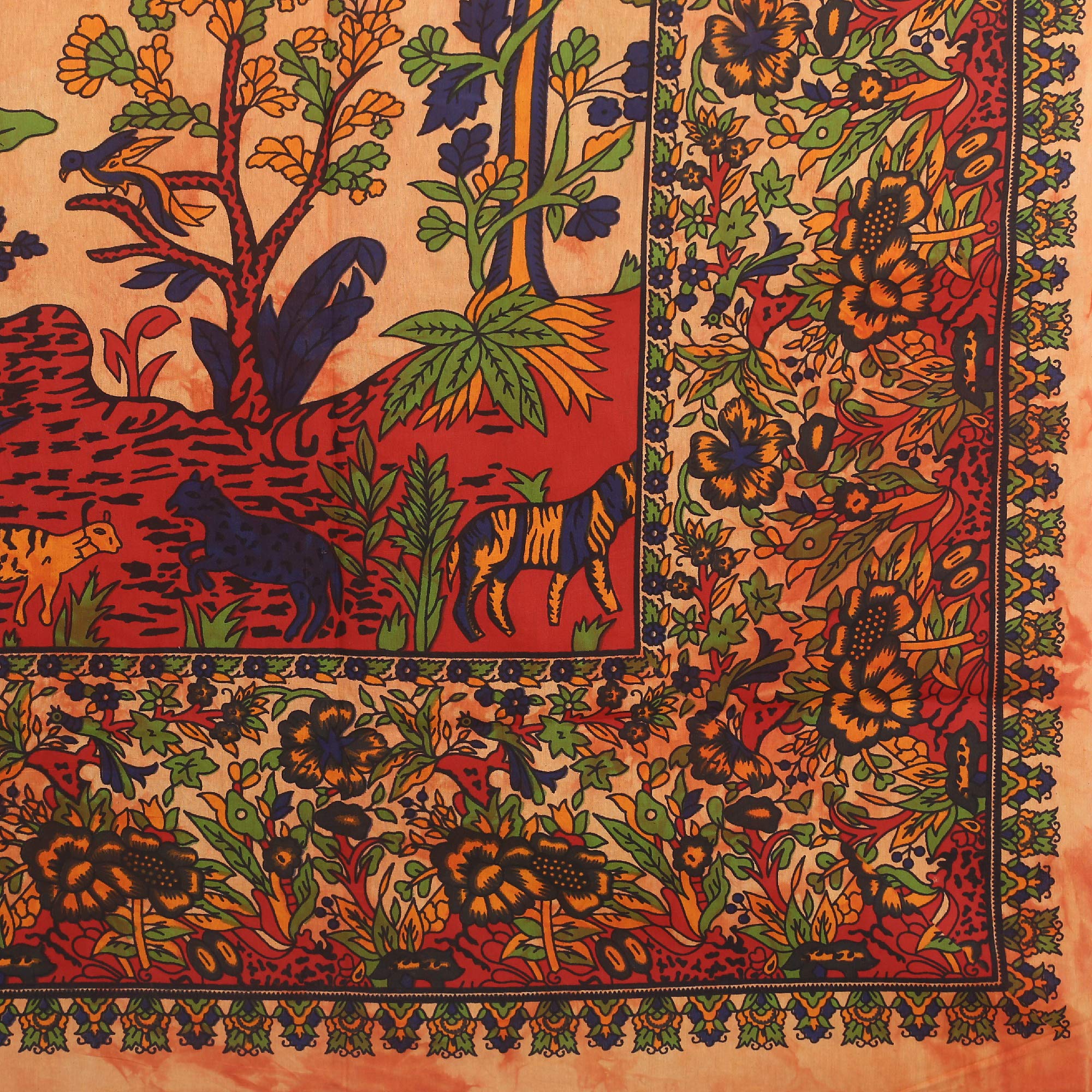 Hippie Bird Tapestry Curtains 80x82