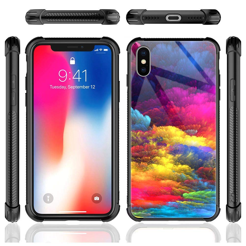 CARLOCA iPhone XR Case - Watercolor Spotted Shockproof Protective Cover for Men & Boys | Durable, Stylish Phone Case for Everyday Use, Travel & Outdoor Activities