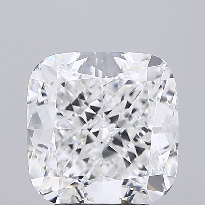 2.91 Carat D Color IF Clarity Cushion Cut Lab-Grown Diamond for Engagement Rings & Fine Jewelry