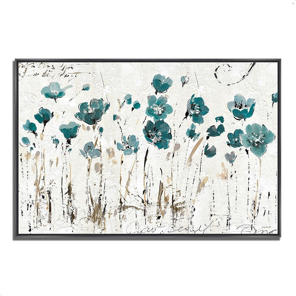Abstract Balance VI Blue by Lisa Audit - Premium Fine Art Giclee Print on Gallery Wrapped Canvas - Perfect for Living Room, Bedroom & Office Wall Decor