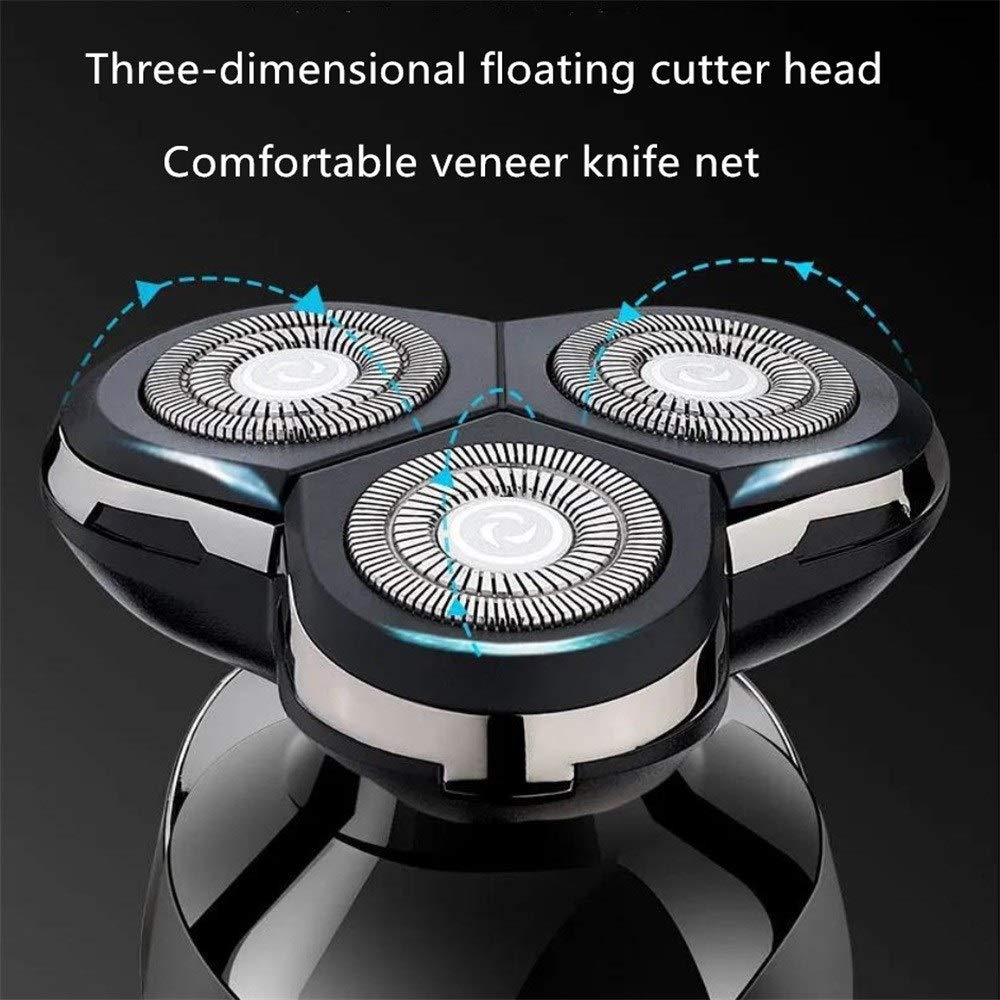 Electric Shaver for Men - USB Rechargeable Beard Trimmer with Fast Charging Lithium Battery - Perfect for Travel, Gym & Daily Grooming
