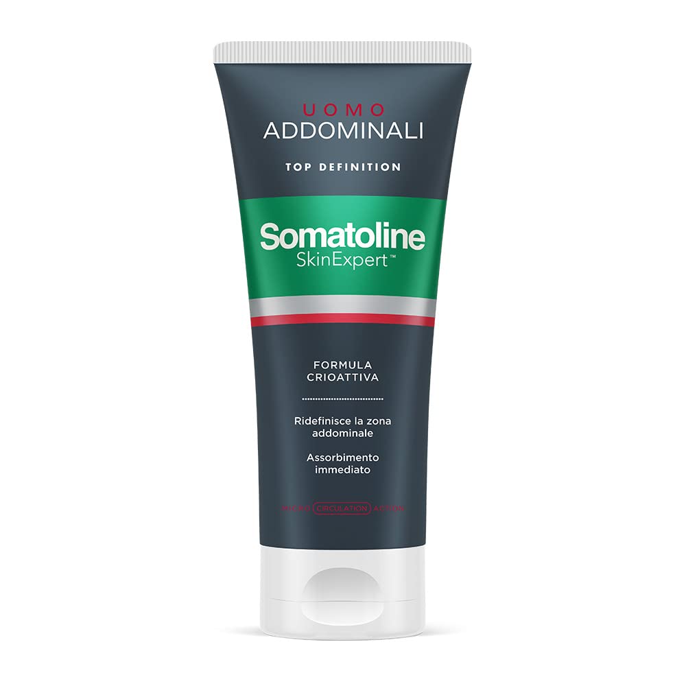 Somatoline Cosmetic Firming Cream for Men's Abs - 200ml | Toning & Slimming Treatment for Stomach | Post-Workout & Daily Body Care
