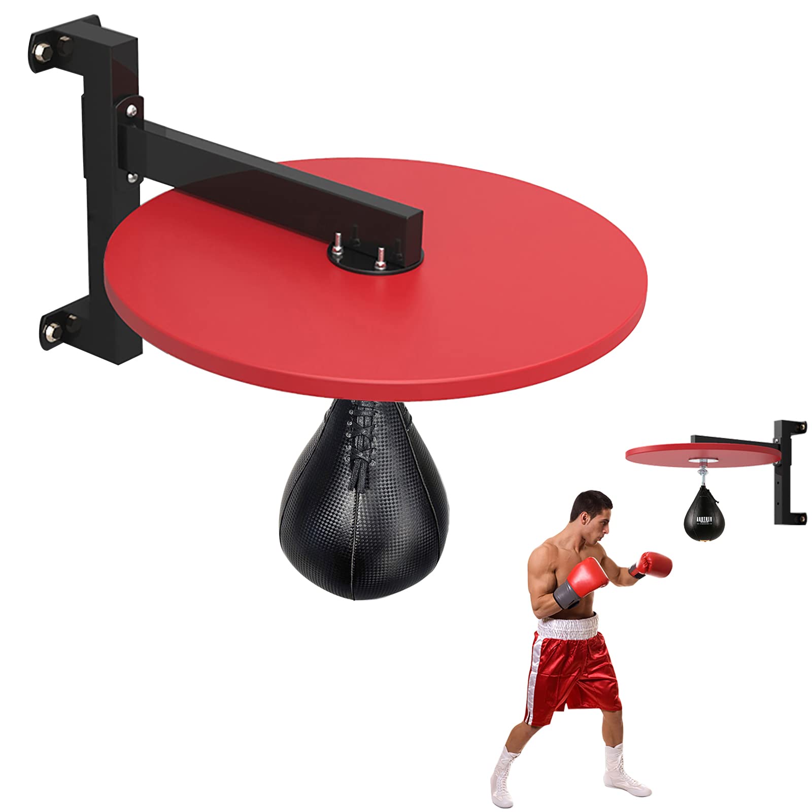 Professional Speed Bag Platform for Boxing Training - Heavy Duty Punching Bag Swivel for Workout, Fitness & Martial Arts | Home Gym & Boxing Club Equipment