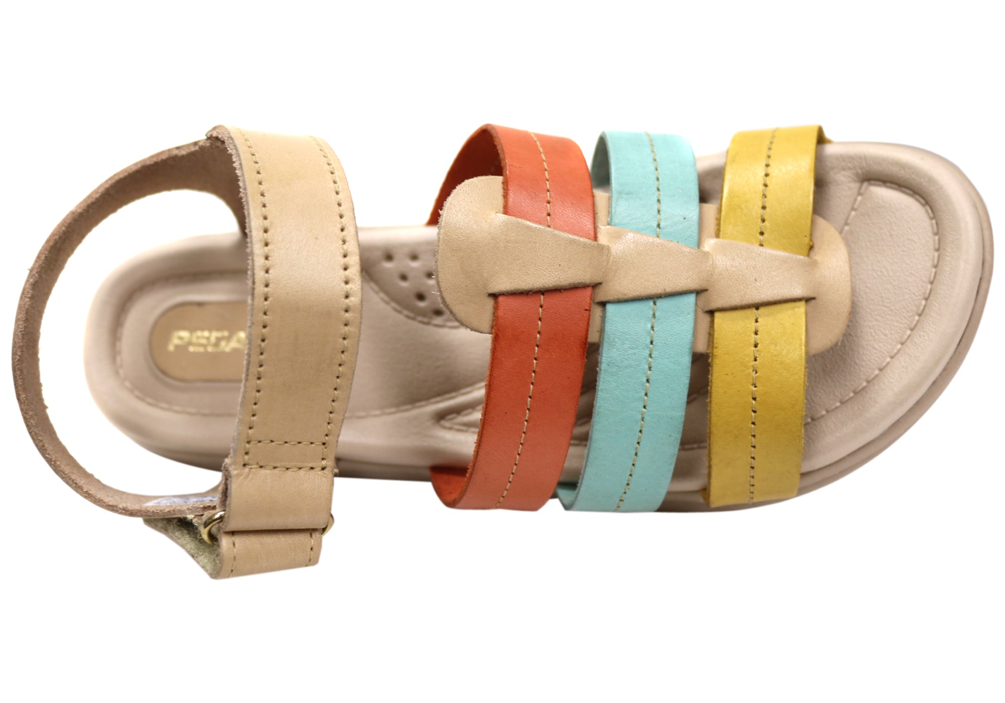 Pegada Pina Women's Comfortable Leather Sandals - Handmade in Brazil - Perfect for Beach, Vacation & Summer Outfits
