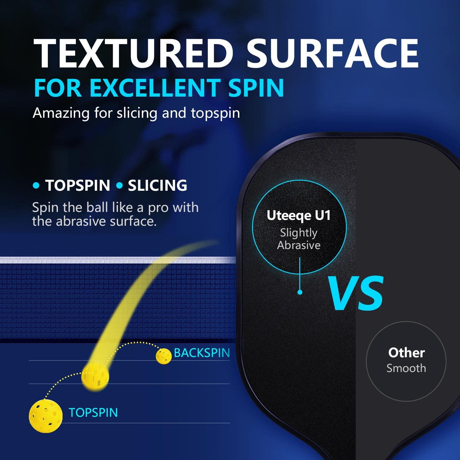 Premium Graphite Pickleball Paddles Set of 2 - USAPA Approved, Lightweight with Textured High-Grit Surface for Maximum Spin | Thermoformed Technology & Non-Slip Contour Grip | Includes 4 Outdoor Balls & Carry Bag - Perfect for Tournaments, Backyard Games & Family Fun