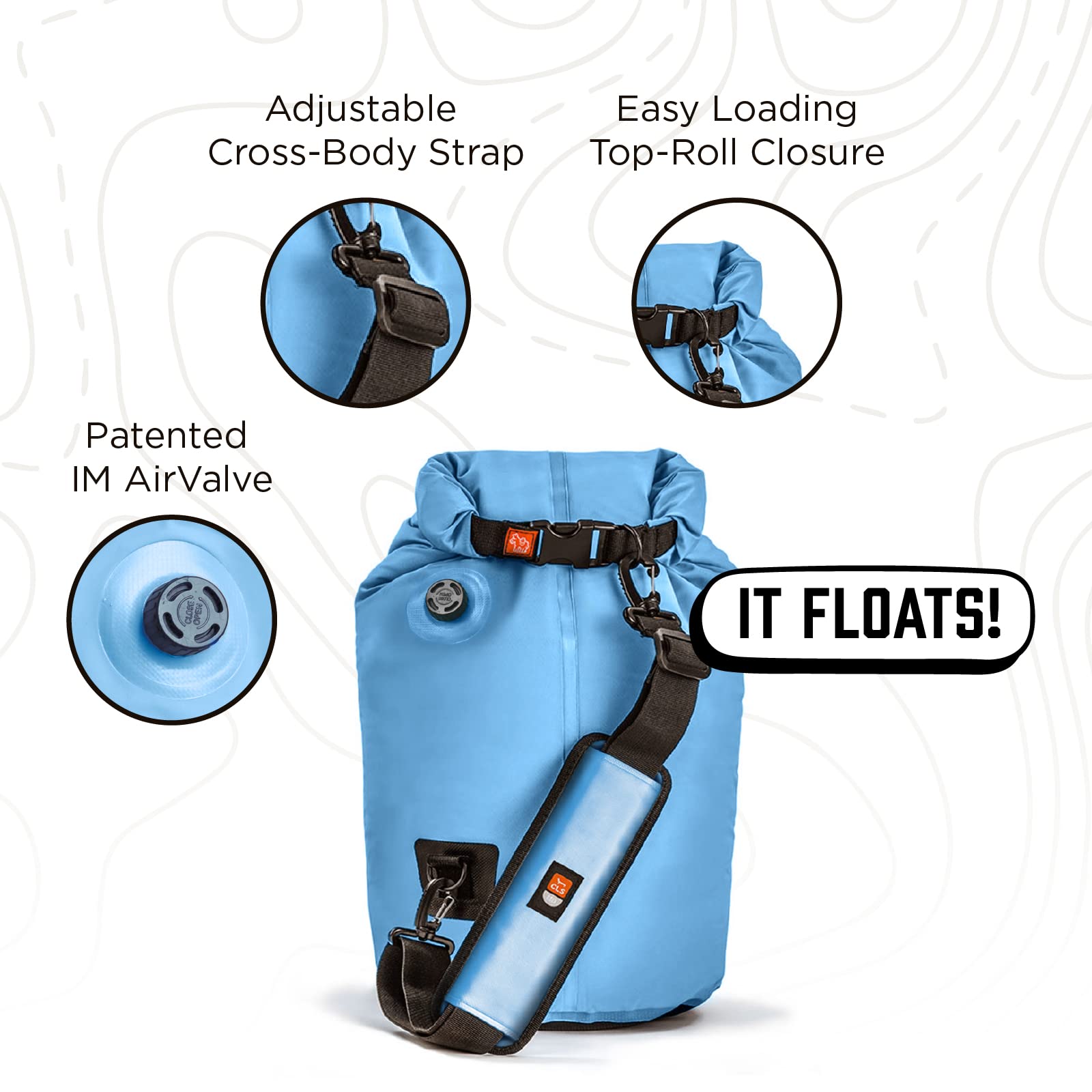 ICEMULE Classic Collapsible Sling Strap Cooler - Hands Free, 100% Waterproof, 24+ Hours Cooling, Soft Sided Insulated Cooler Bag for Beach, Camping, Hiking, Picnic & Outdoor Adventures