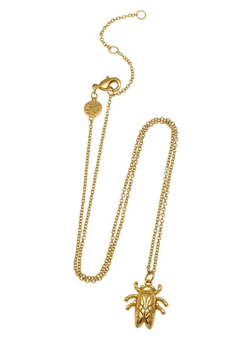 Goldbug Collection Baby Bug Charm Necklace - Sterling Silver Infant Keepsake Jewelry for Newborns, Christening & Baby Shower Gifts | Perfect for Special Occasions & Everyday Wear
