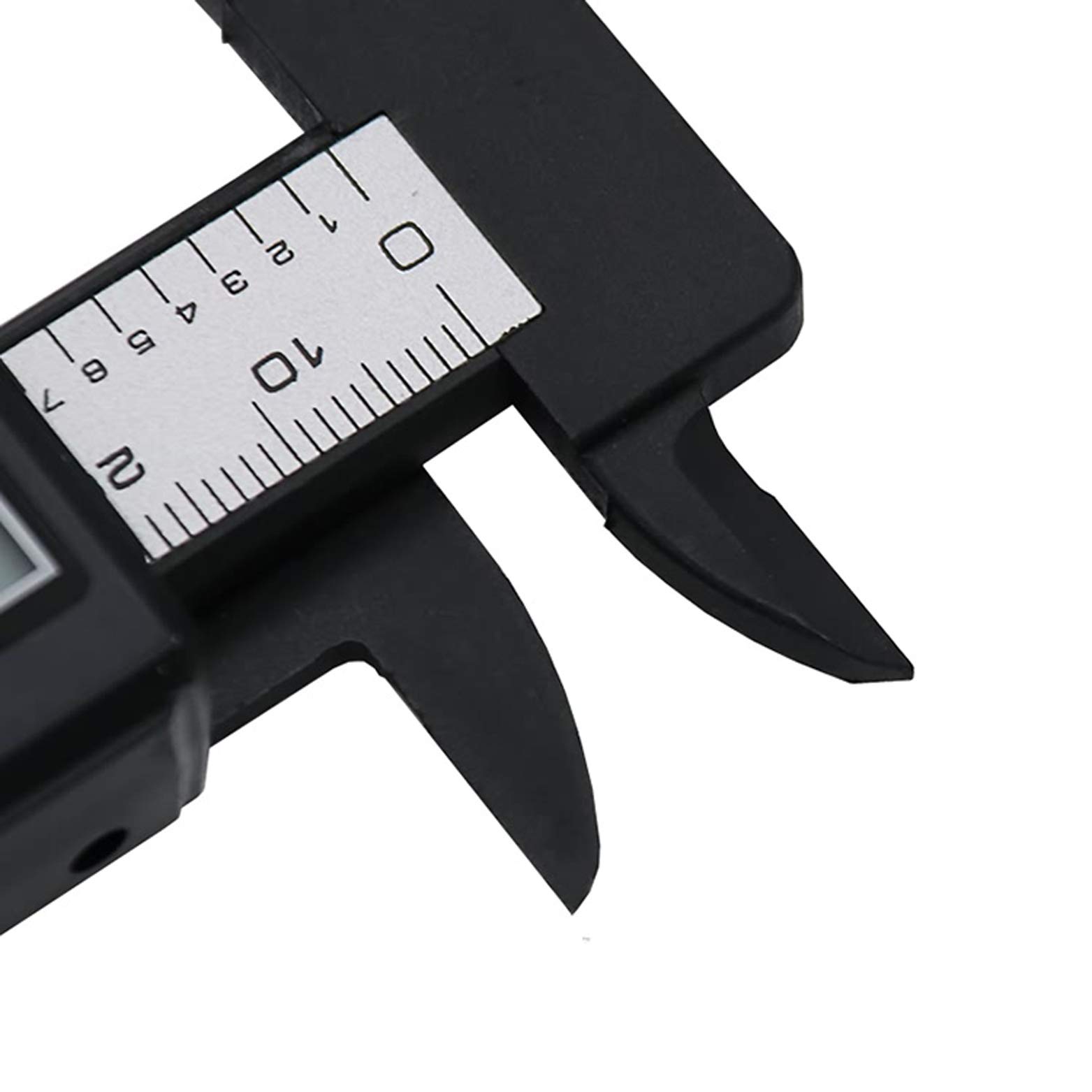 MEZON Digital Caliper 150mm/6 Inch - Carbon Fiber Electronic Vernier Caliper with Large LCD Screen, Auto Off Feature - Precise Measuring Tool for DIY, Jewelry Making, Metalworking & 3D Printing (Black)