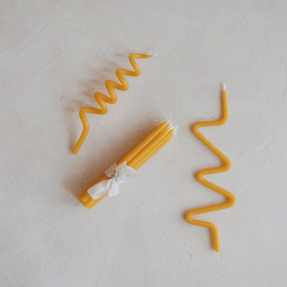Handmade Beeswax Candles for Celebrations - Natural, Eco-Friendly Birthday & Wedding Candles - Perfect for Romantic Dinners, Spa Nights & Home Decor