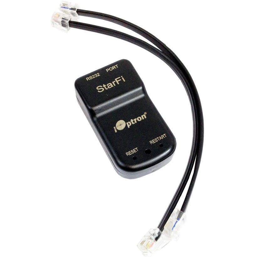 iOptron StarFi WiFi Telescope Adapter - Wireless Control for Astronomy & Astrophotography | Compatible with Smartphones & Tablets | Perfect for Stargazing, Night Sky Observation & Remote Telescope Operation