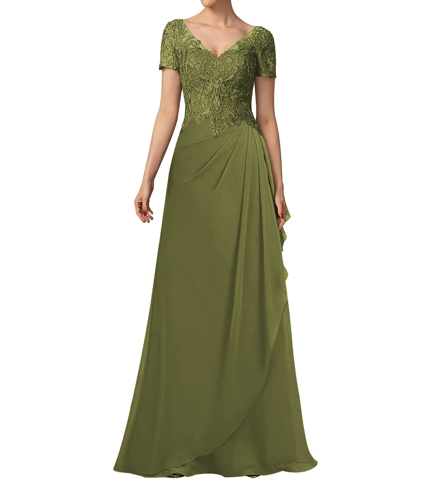 Elegant Lace Mother of The Bride Dresses - Chiffon Formal Evening Gowns for Wedding Guest - Perfect for Weddings, Receptions & Special Occasions