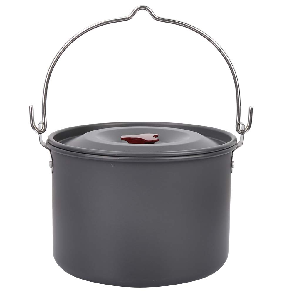 **Best Hanging Pot for Camping & Hiking - Lightweight Single Soup Cooking Pot - Perfect for Outdoor Adventures & Backpacking Meals**