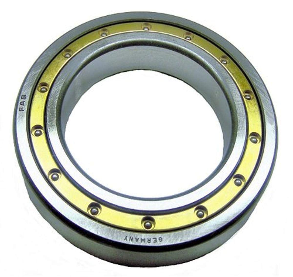 6017M Single Row Radial Ball Bearing - ABEC 1 Precision, Open Type with Brass Cage, Normal Clearance (85mm ID x 130mm OD x 22mm Width) - Metric Size for Industrial Machinery, Automotive Applications, and Power Transmission Systems