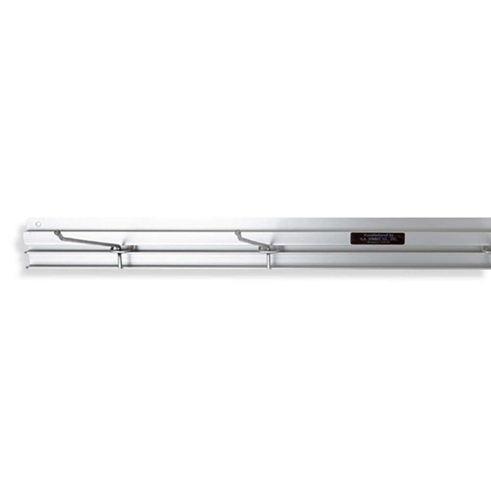 SRK-18 18-Inch Stainless Steel Kitchen Utensil Rack with 6 Hooks - Space Saving Organizer for Spoons, Ladles & Cooking Tools - Perfect for Home, Restaurant & Commercial Kitchens