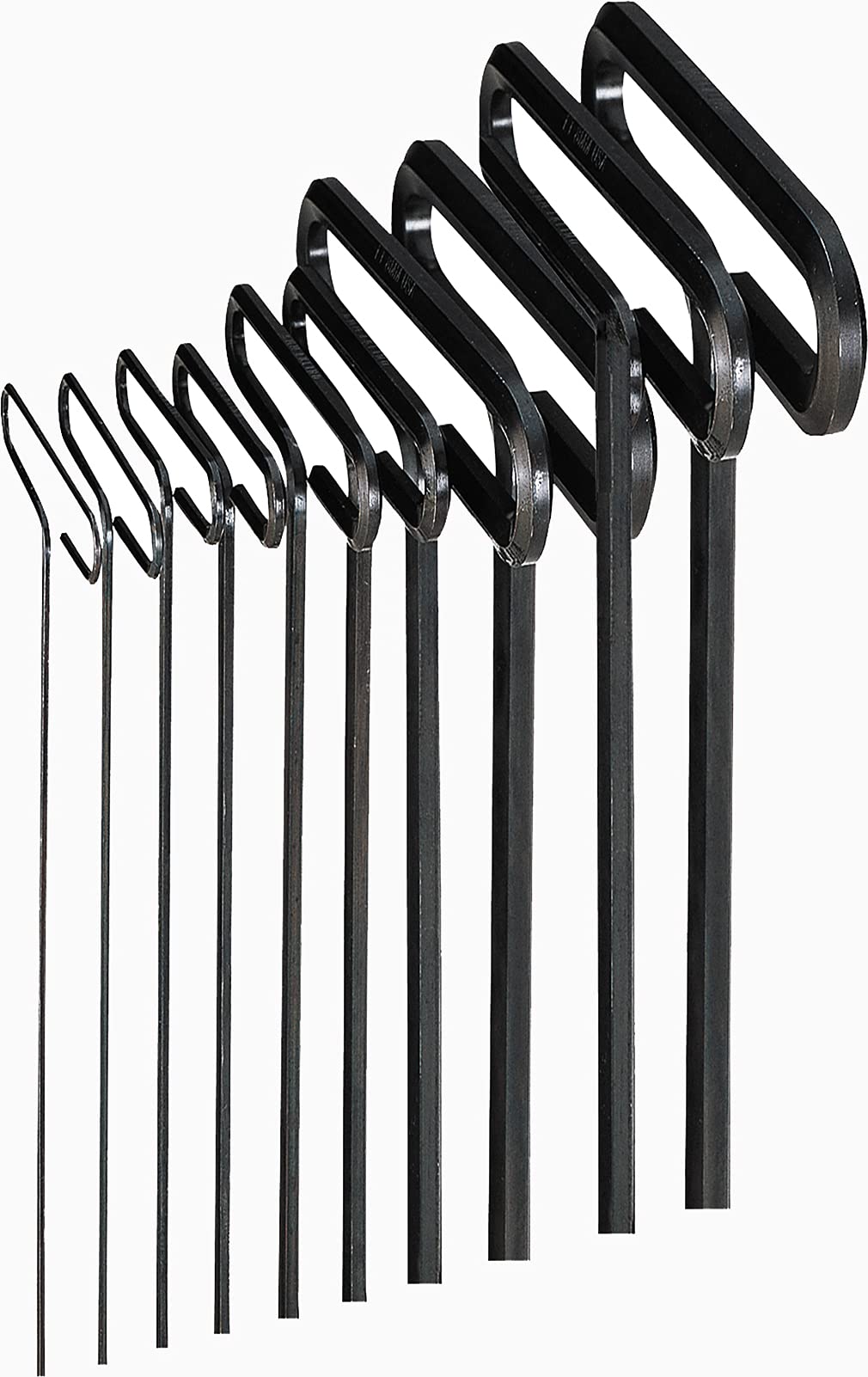 EKLIND 33910 Standard Grip Hex Key Set - 10-Piece SAE Allen Wrenches (3/32