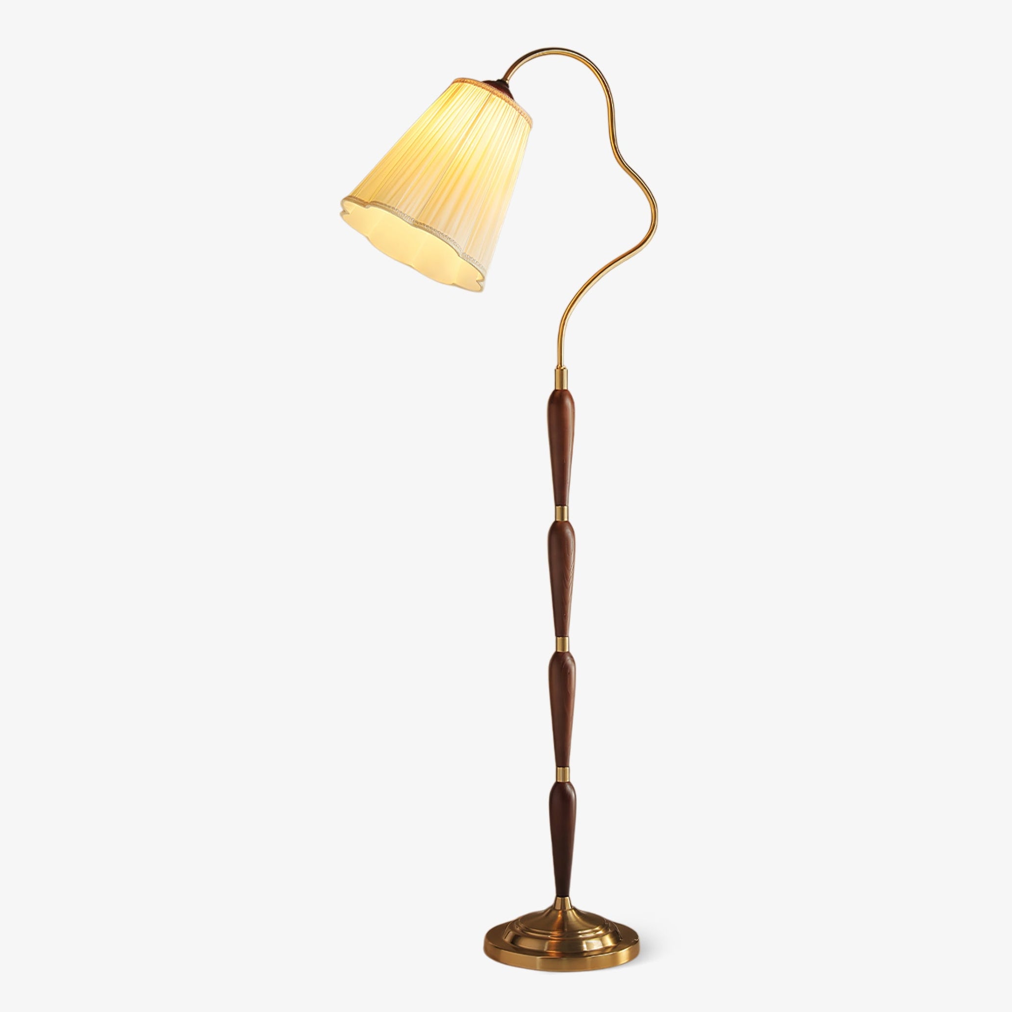 Modern Marcellus Arc Floor Lamp - Adjustable LED Reading Light for Living Room, Bedroom & Office - Dimmable Standing Lamp with Flexible Gooseneck Design