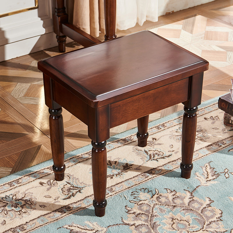 CHARLOTTE Hilton American Country Style Vanity Dressing Table with Mirror - Perfect for Bedroom Makeup & Jewelry Organization