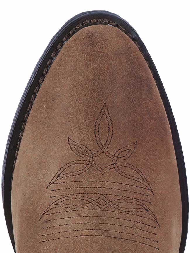Laredo 5742 Women's Kadi Round Toe Leather Boots - Brown Cowboy Boots for Western Riding, Country Fashion & Casual Outfits