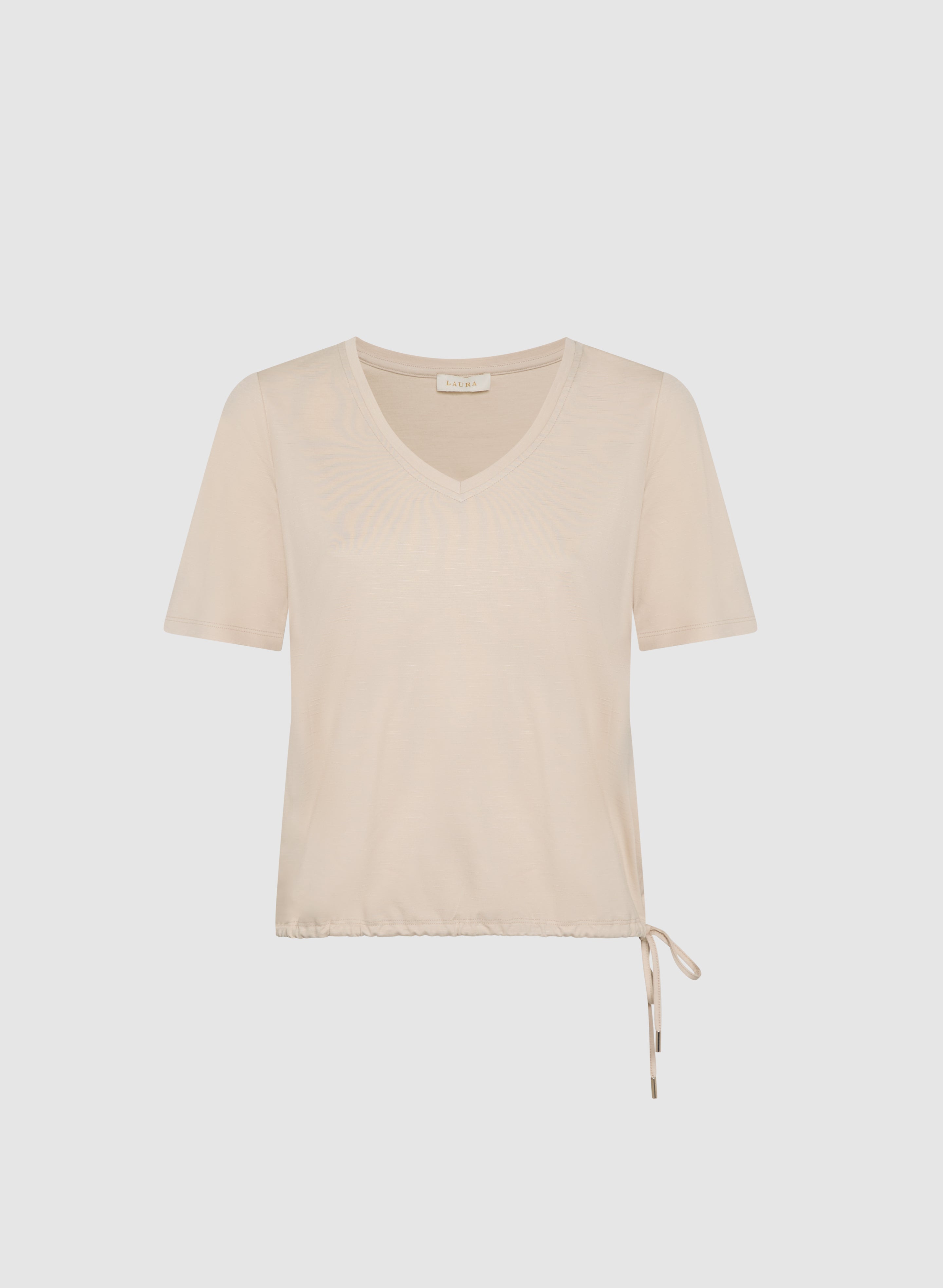 Stylish Drawstring Hem T-Shirt for Men & Women - Trendy Casual & Workout Tee - Perfect for Gym, Streetwear & Everyday Fashion