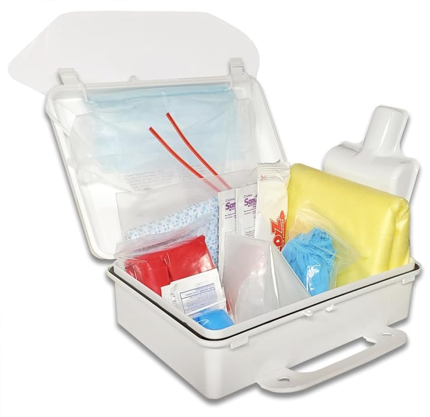 Bloodborne Pathogen & Body Fluid Spill Cleanup Kit - OSHA Compliant Biohazard Disposal for Hospitals, Schools & Workplaces - Emergency Spill Response for Safety & Compliance