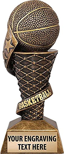 Custom Engraved Basketball Trophy - 5.5