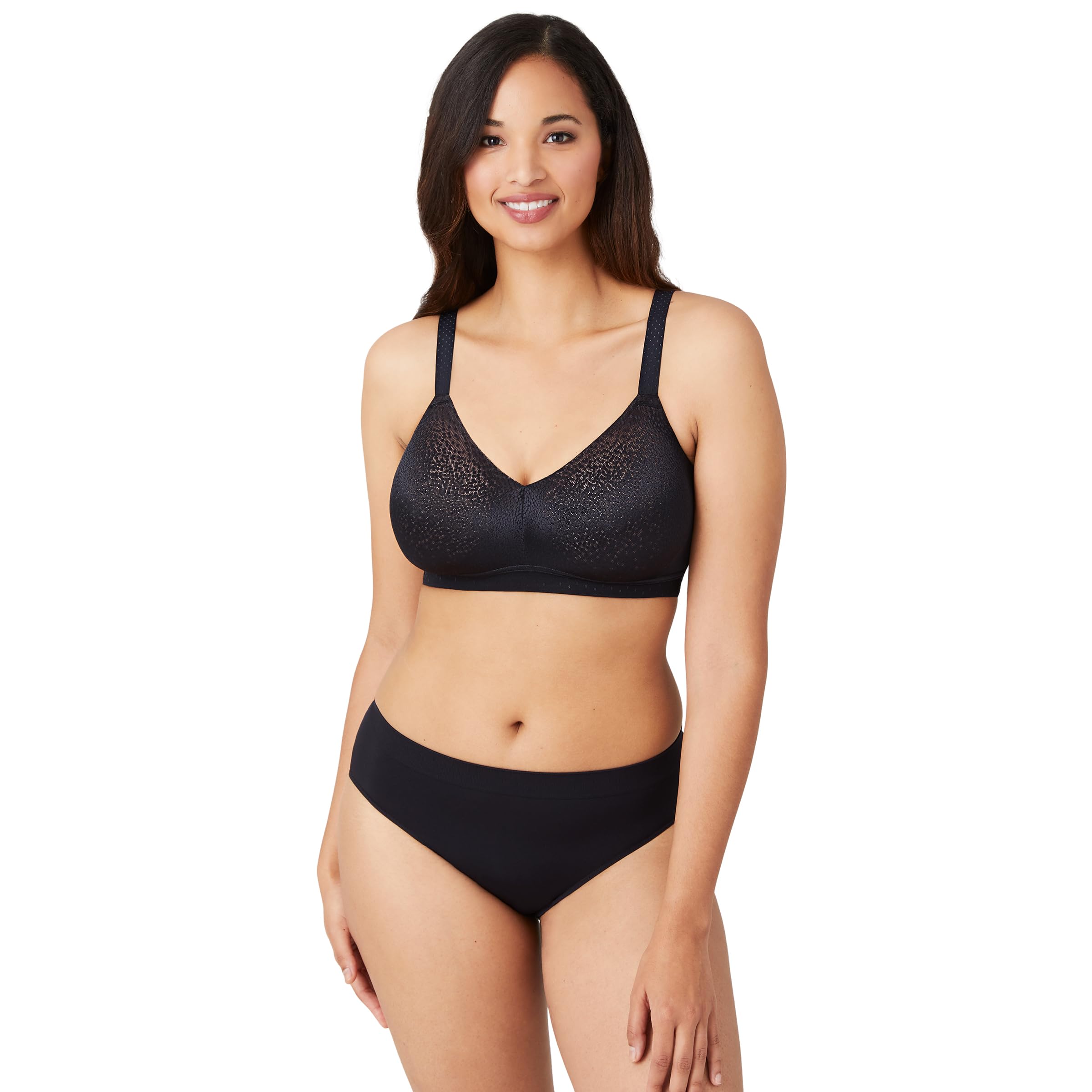 Wacoal Women's Back Appeal Wire Free Bra - Comfortable Seamless Support for Everyday Wear, Yoga & Lounge