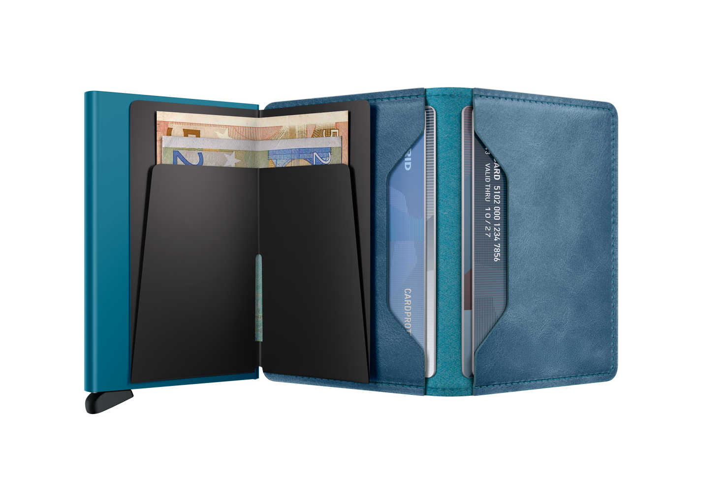 SECRID Slimwallet Vintage - RFID Blocking Leather Wallet for Men & Women | Compact & Stylish Card Holder for Everyday Use, Travel & Business