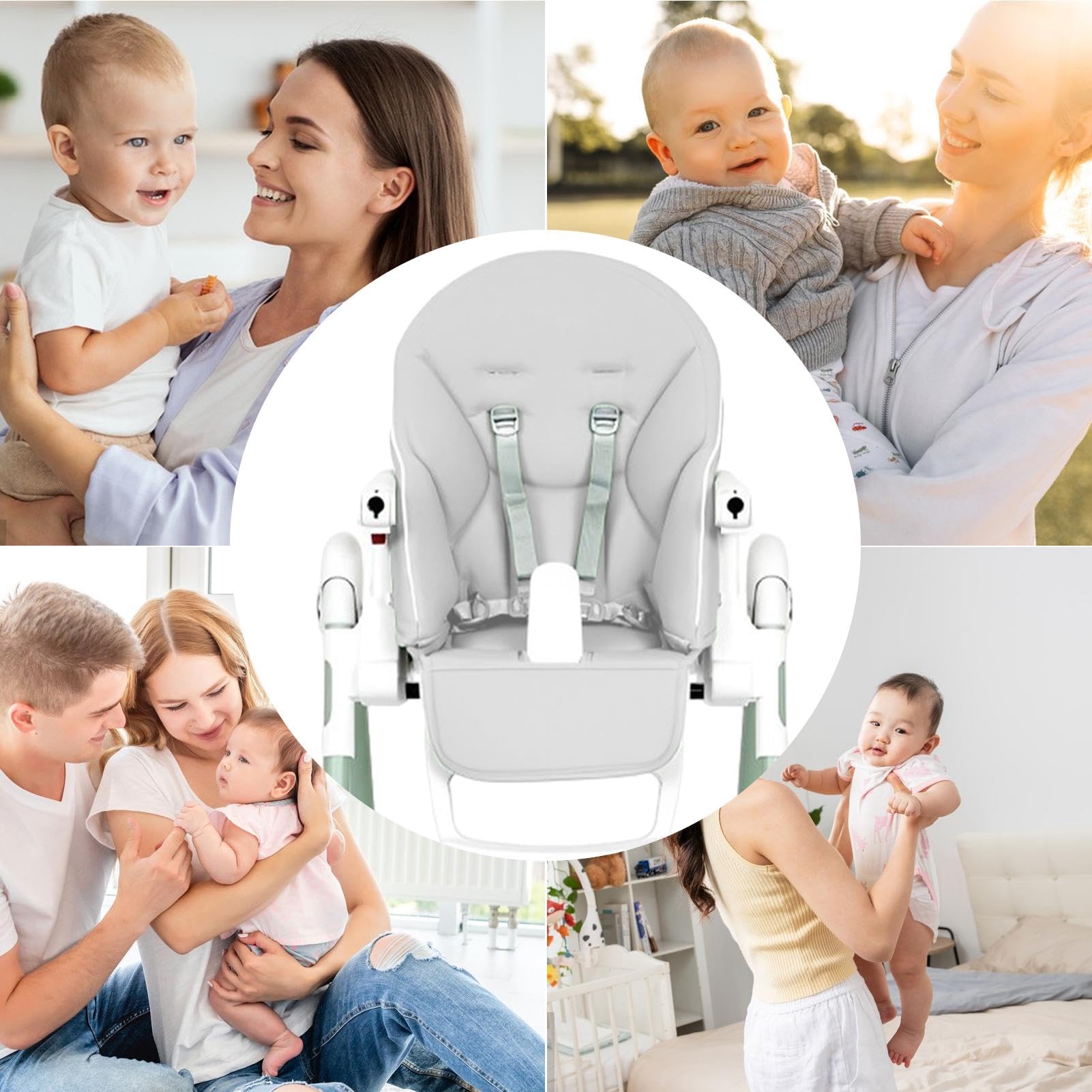 **Baby High Chair Cover - Soft & Breathable Cushion for Peg Perego, Siesta Zero3, Kosmic Jané - Padded Highchair Seat Protector for Comfort & Safety - Perfect for Dining, Travel & Home Use**