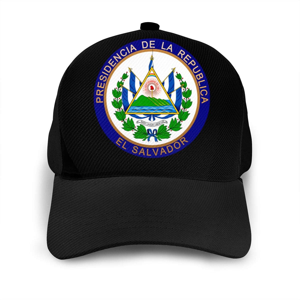 El Salvador Coat of Arms Baseball Cap - Adjustable Unisex Golf Hat for Men & Women | Perfect for Sports, Outdoor Activities & Casual Wear