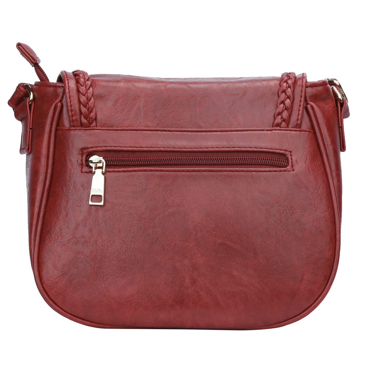 KKXIU Women's Casual Flap Saddle Crossbody Bag with Tassel - Stylish Purse & Handbag for Everyday Use, Shopping, Travel and Work