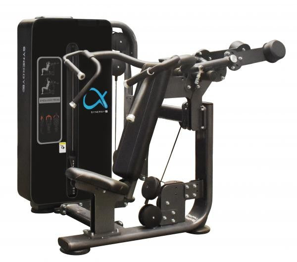 Synergy SAB 1 SP Alpha Beta Shoulder Press Machine - Professional Gym Equipment for Home & Commercial Use - Perfect for Shoulder Strength Training & Muscle Building