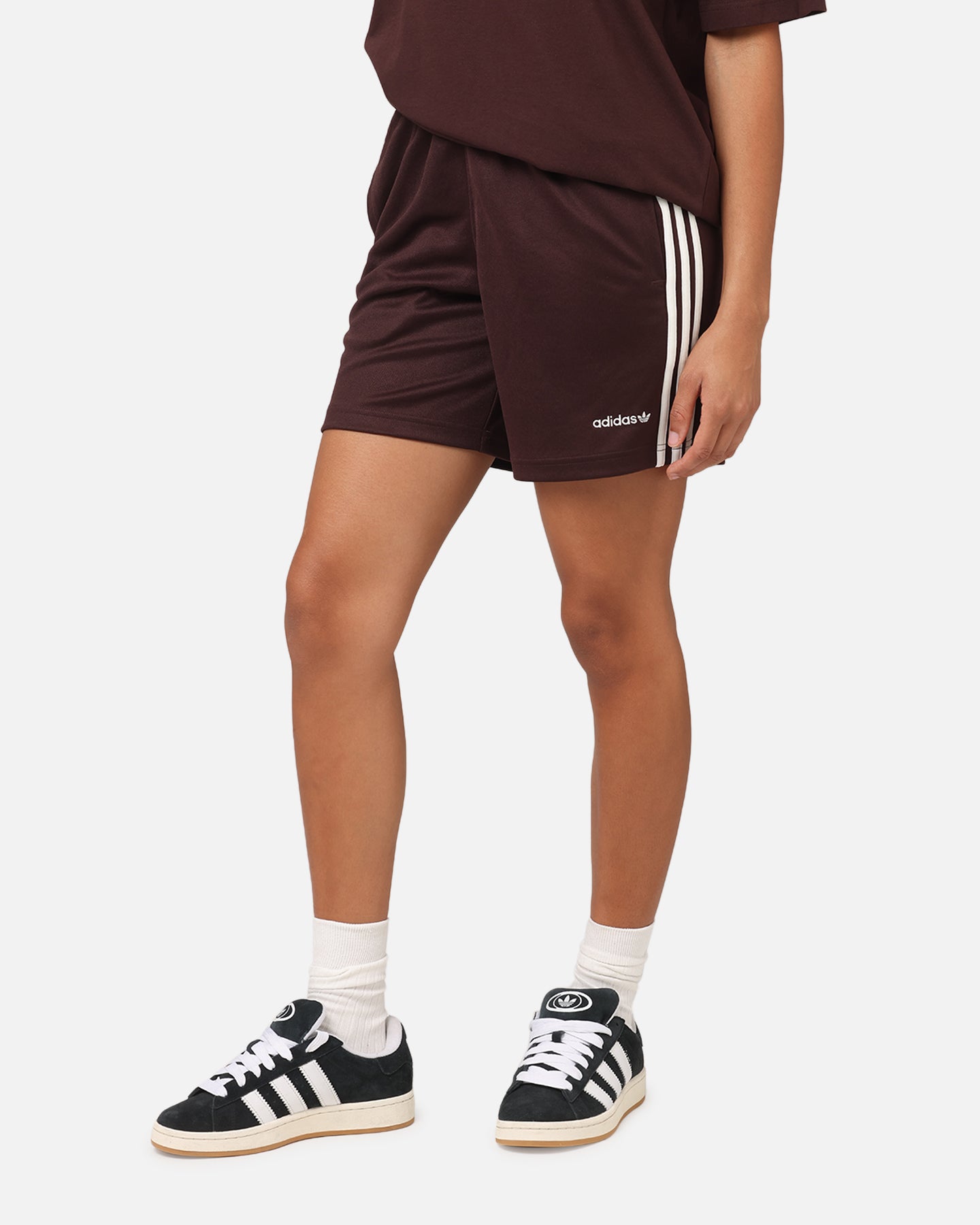 Adidas Men's Football Shorts - Brown Athletic Training Shorts for Soccer & Running - Comfortable & Breathable for Sports & Workouts