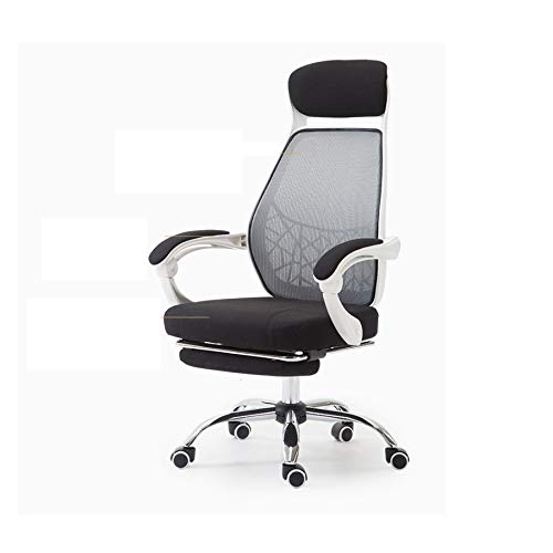 Ergonomic Mesh Computer Chair - Adjustable Reclining Swivel Office Chair with Lumbar Support for Home, Gaming & Work | Perfect for Long Hours Sitting, Online Meetings & Esports