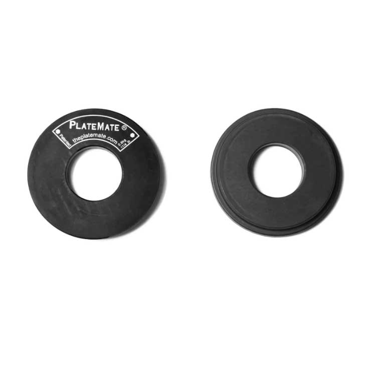 1.25 lb Donut PlateMate (Pair) - Heavy Duty Barbell Weight Plate for CrossFit, Powerlifting & Home Gym Workouts