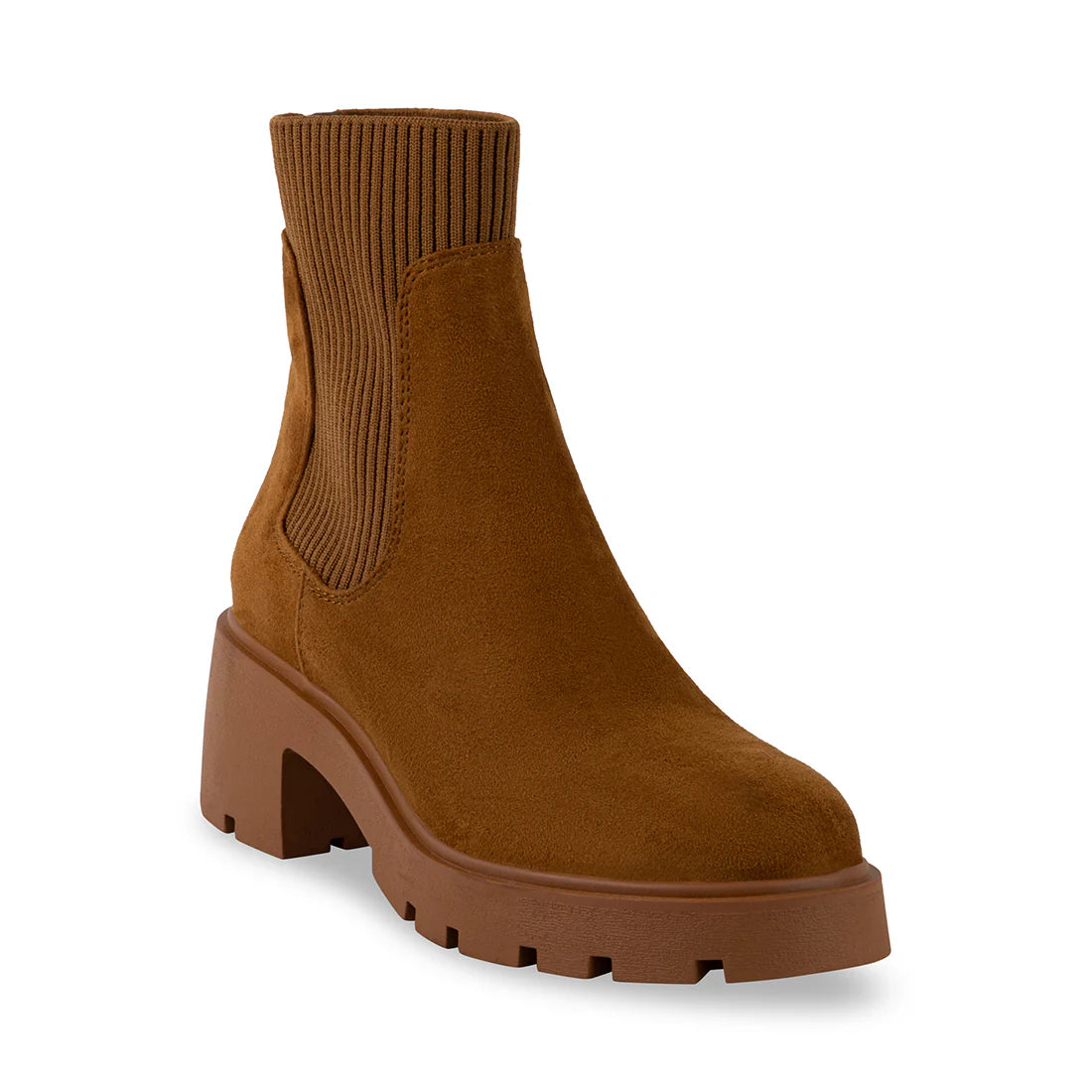 Steve Madden Halona Chestnut Women's Ankle Boots - Stylish & Comfortable for Fall, Winter & Casual Outfits