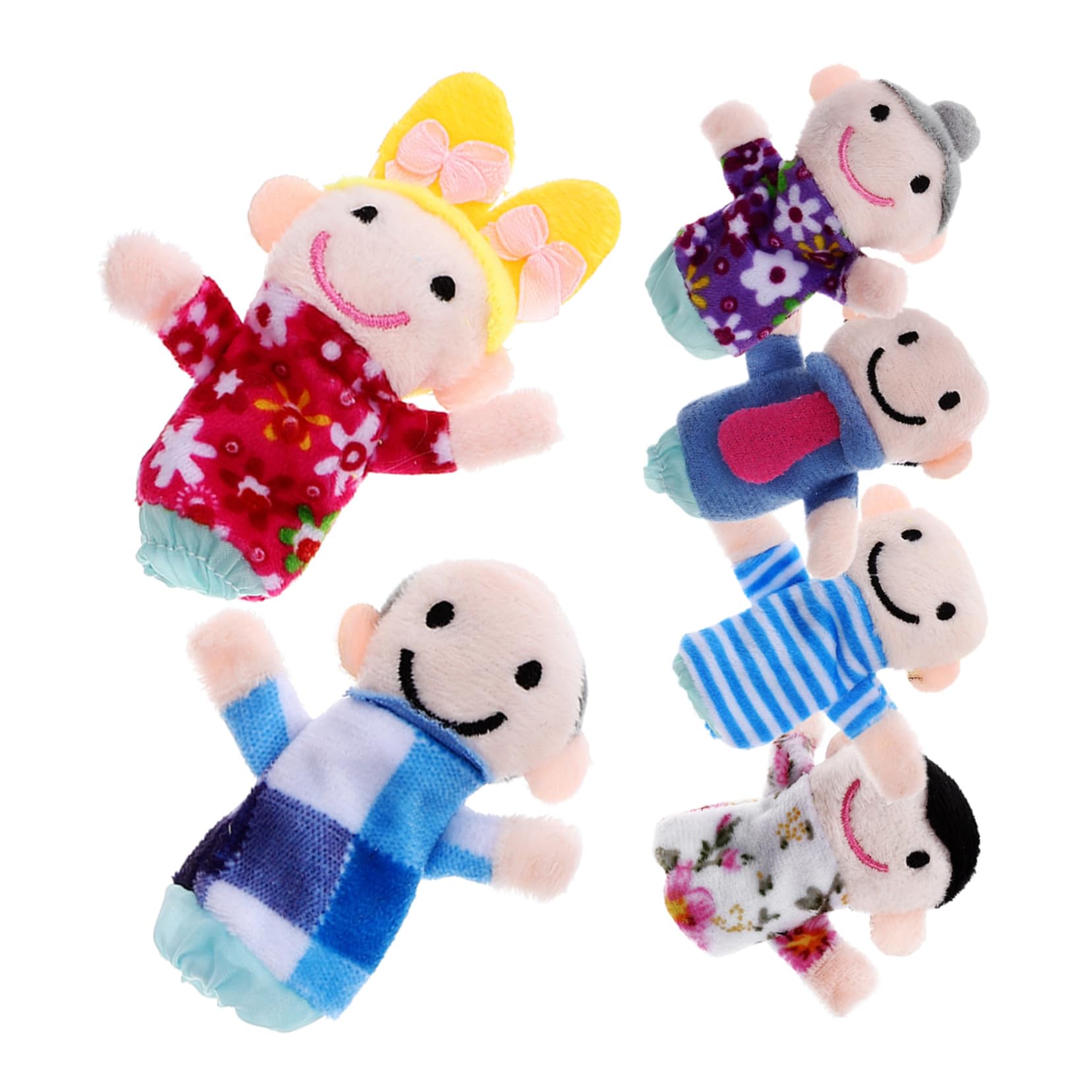 24-Piece Finger Puppet Set - Imaginative Hand Puppet Toys for Kids, Creative Fabric Finger Puppets for Storytelling & Play - Perfect for Classroom, Birthday Parties & Family Fun