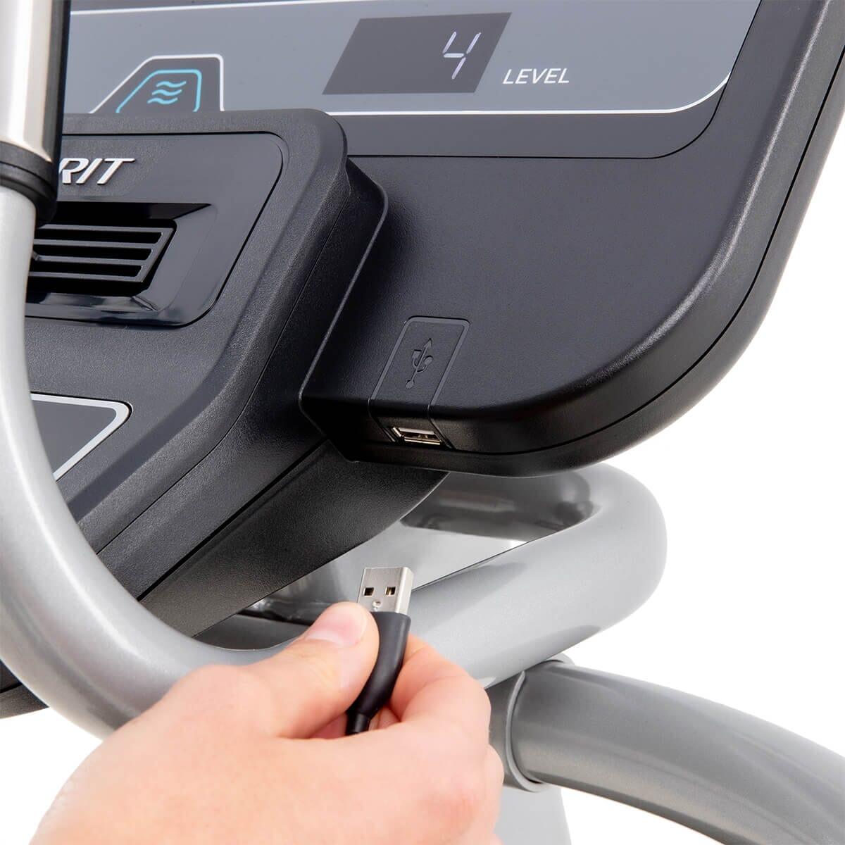 Spirit Fitness CS800 Stepper Machine - Compact Home Exercise Equipment for Cardio & Leg Workouts - Perfect for Small Spaces & Apartment Workouts