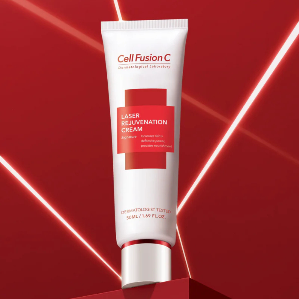Cell Fusion C Laser Rejuvenation Cream 50ml (2-Pack) - Anti-Aging Moisturizer for Wrinkles & Brightening - Perfect for Night Routine & Skincare Regimen