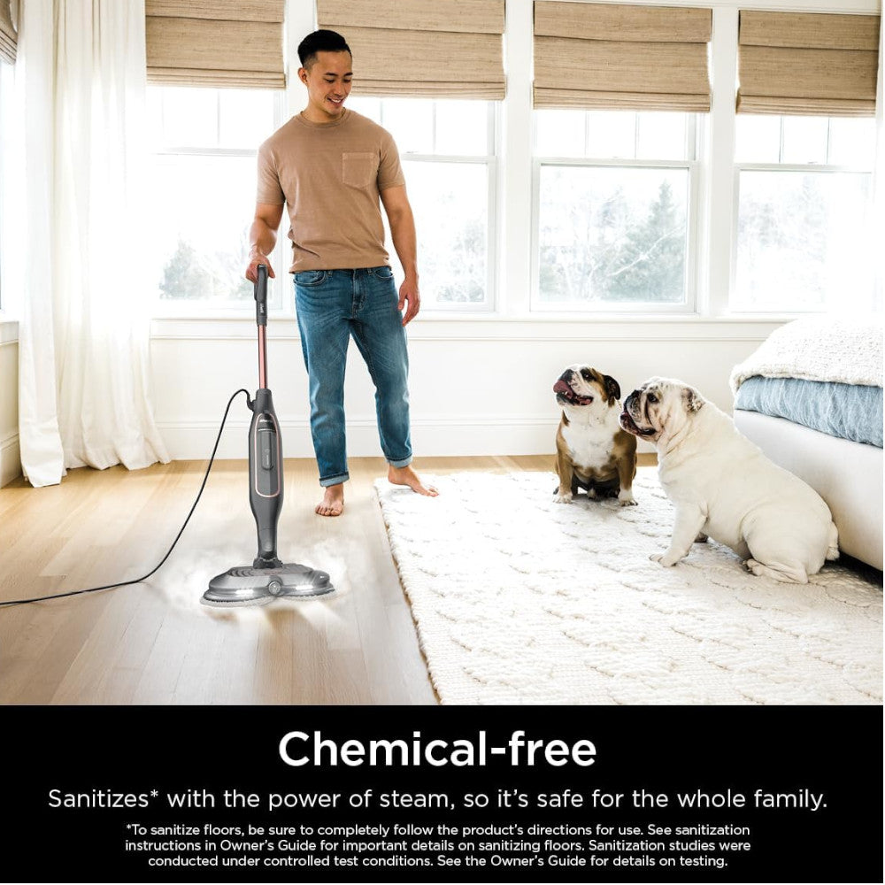 SHARK S7201 All-in-One Hard Floor Steam Mop with Steam Blaster Technology | Steam & Scrub for Deep Cleaning | Factory Serviced with 90-Day Warranty | Perfect for Tile, Wood & Laminate Floors