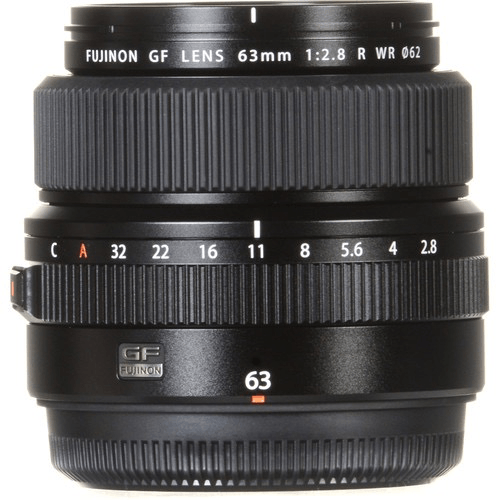FUJIFILM GF 63mm f/2.8 R WR GFX Medium Format Lens - Perfect for Portrait & Street Photography, Landscape & Travel Shots