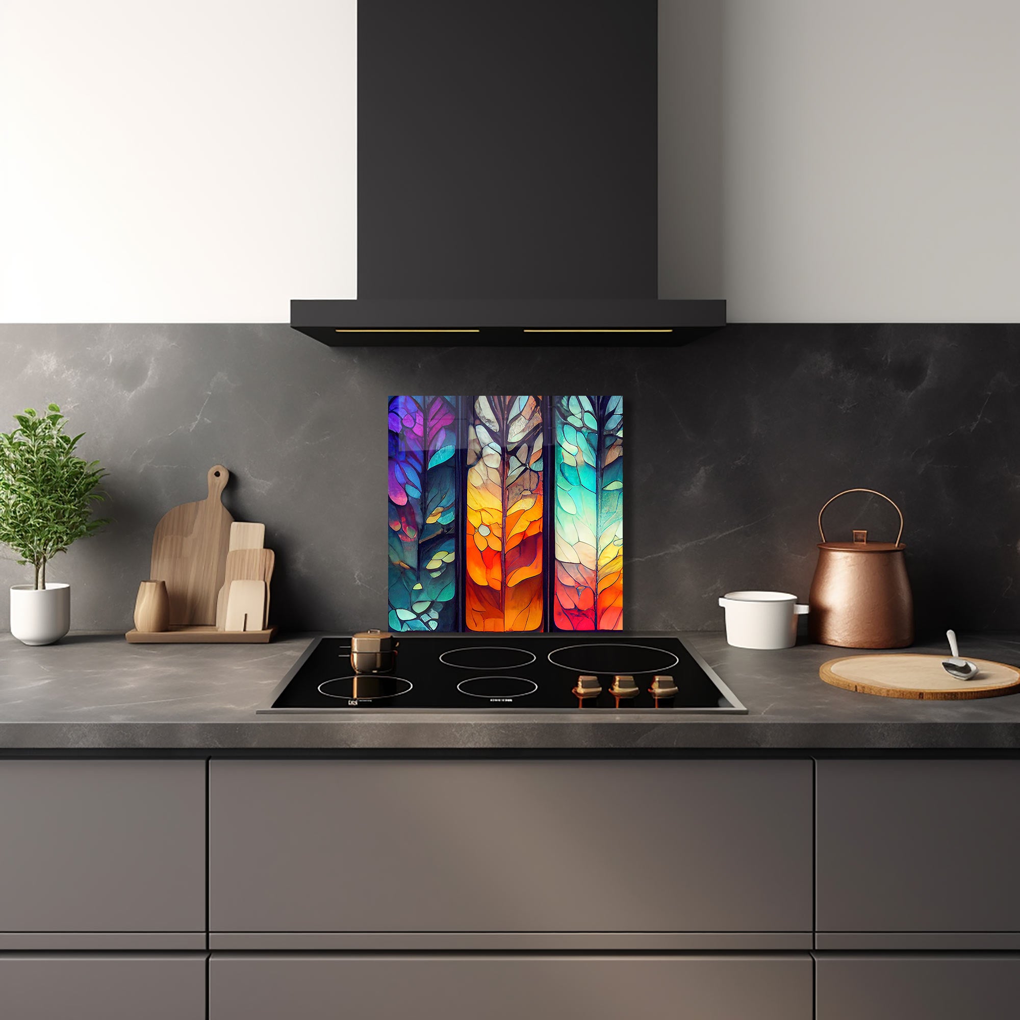 Seasons Glass Splashback - Stylish & Durable Kitchen Backsplash Panel - Perfect for Modern Kitchens, Bathrooms & Home Renovations