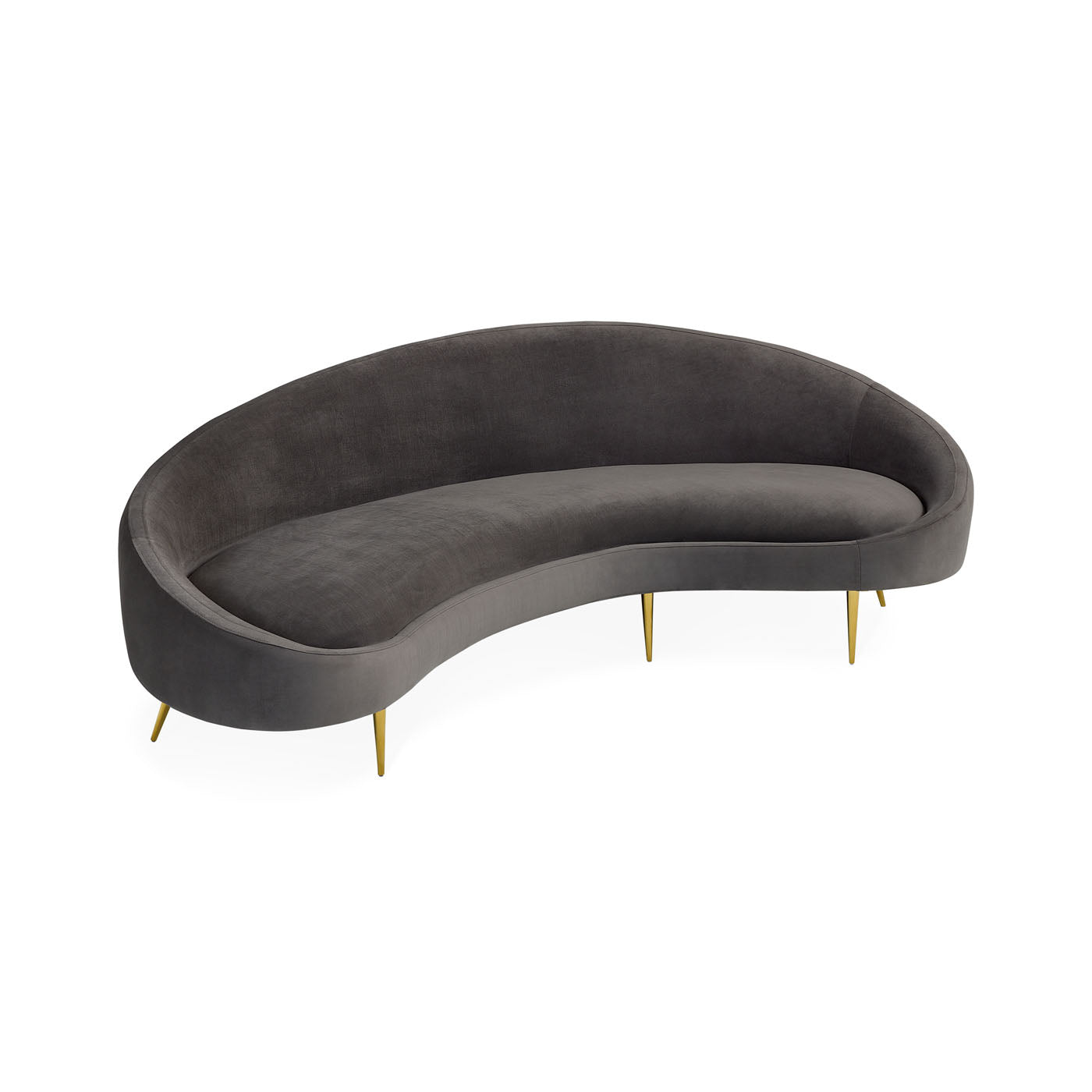 Ether 94 Curved Sofa - Modern L-Shaped Sectional Couch for Living Room, Lounge & Office - Comfortable Luxury Furniture for Home Decor