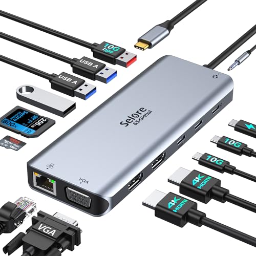 12 in 1 Usb C Docking Station