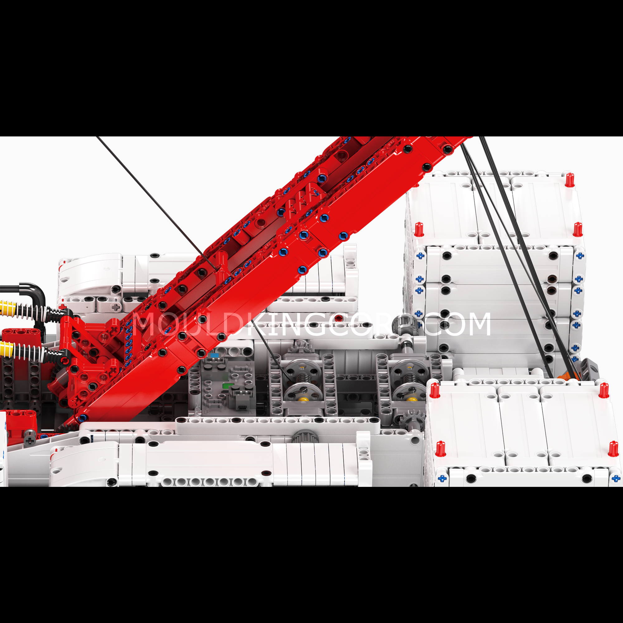 Mould King 17046 Manitowoc 16000 Crawler Crane Building Set - 4494 Piece Construction Toy for Adults & Kids | STEM Educational Model Kit for Engineering Enthusiasts | Perfect for Birthday Gifts, Home Decoration & Collector Displays