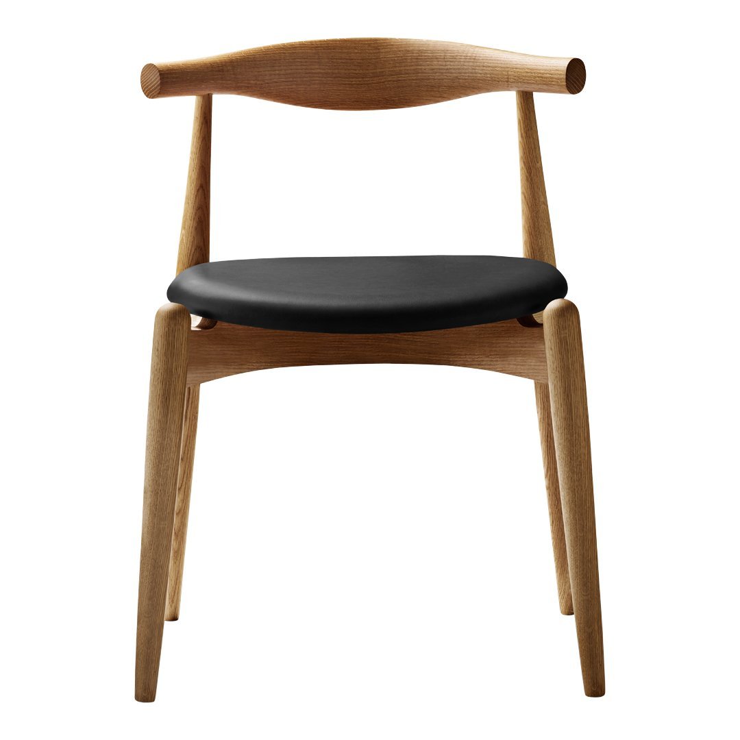 CH20 Elbow Chair - Solid Wood Modern Accent Chair for Living Room, Bedroom, or Office - Comfortable & Stylish Seating for Relaxing, Reading, or Working