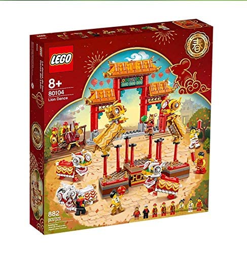 LEGO Lion Dance Limited Edition 80104 Building Set - Chinese New Year Collectible Toy for Adults & Kids | Perfect for Holiday Gifts & Cultural Display