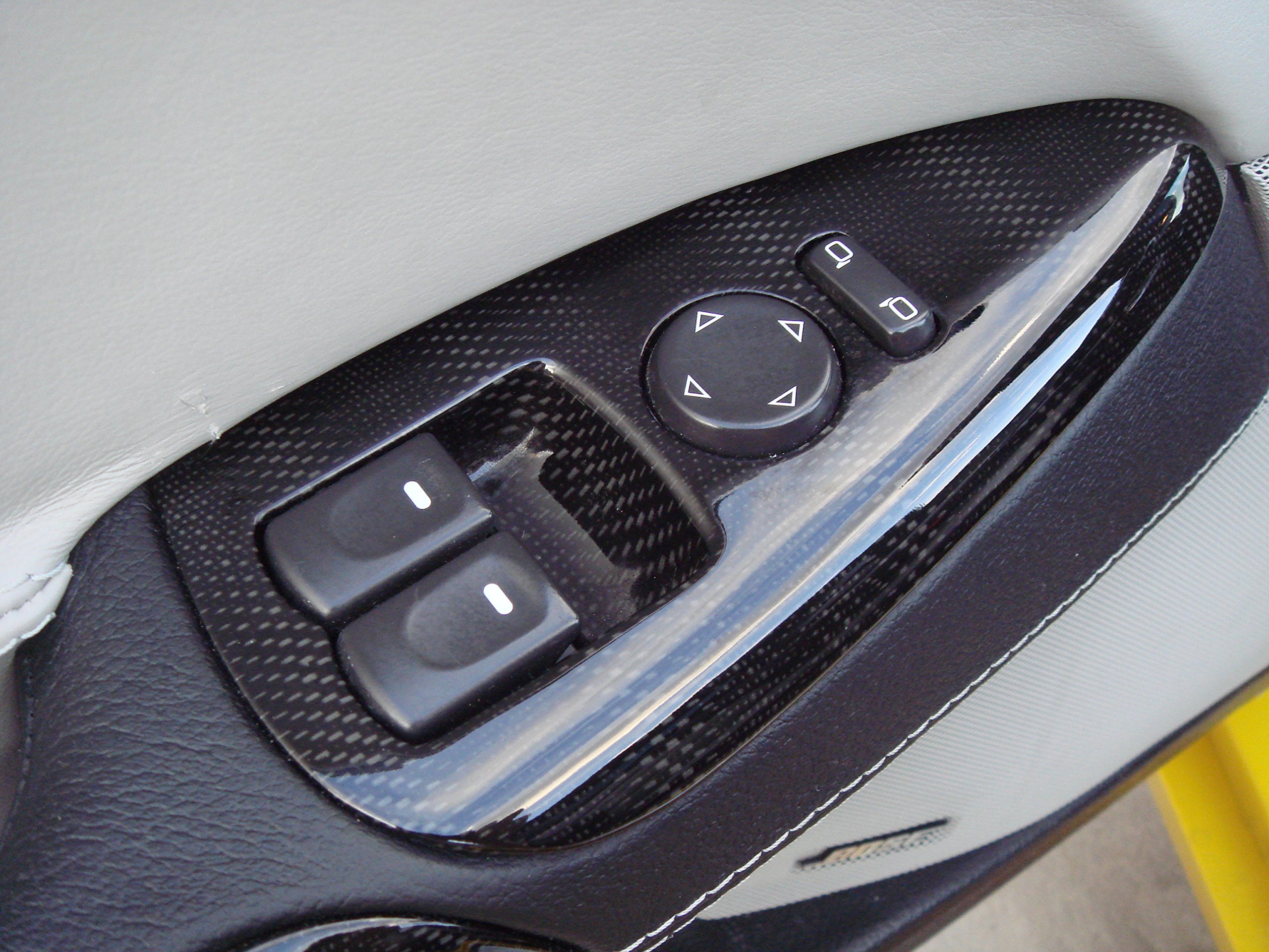 2005-2013 C6 Corvette Carbon Fiber Hydro Dip Interior Window Switch Panel Kit - Upgrade for GM Performance Corvettes | Perfect for Car Enthusiasts & Custom Builds