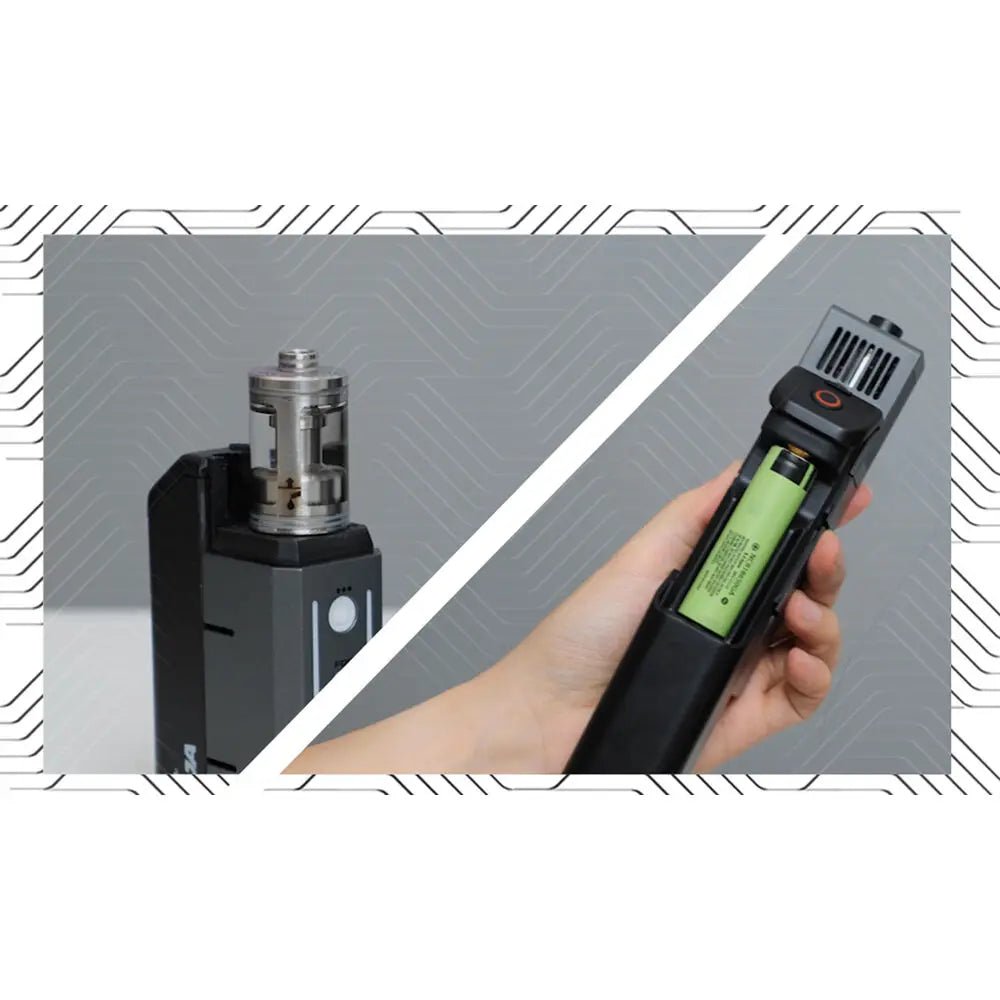 PMI Smoke NINJA Handheld Battery Powered Wireless Mini Smoke Machine Starter Kit - Portable Fog Machine for Halloween Parties, DJ Shows & Special Effects