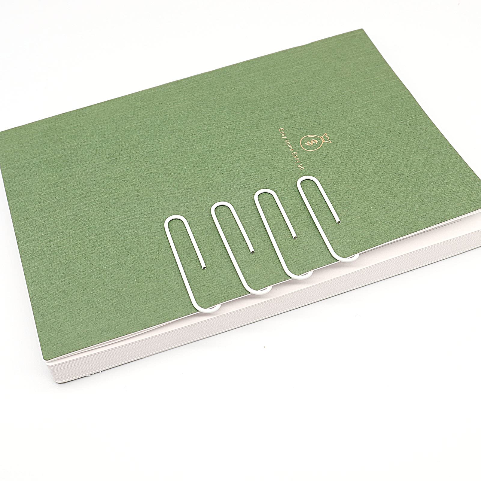 Jumbo Paper Clips 2 Inch (50mm) - 100pcs White for Office & School
