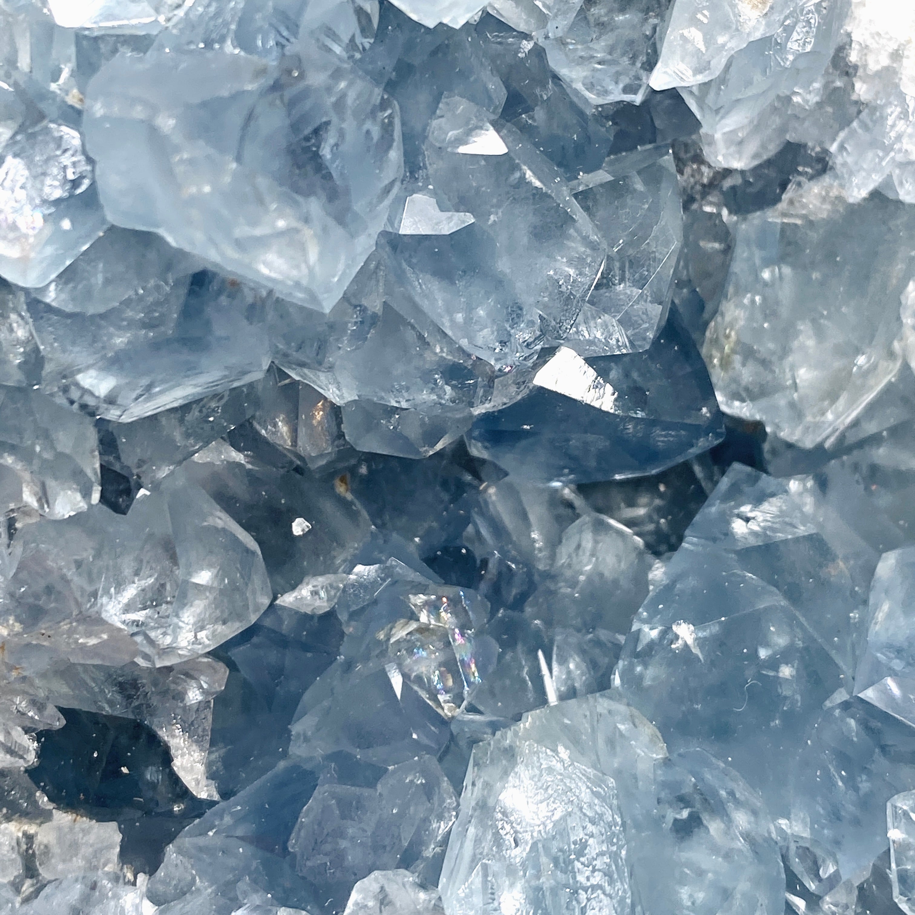 Natural Celestite Crystal Cluster from Madagascar - Healing Stone for Meditation, Home Decor & Spiritual Gifts (CR3718) | Perfect for Reiki, Feng Shui & Crystal Collections
